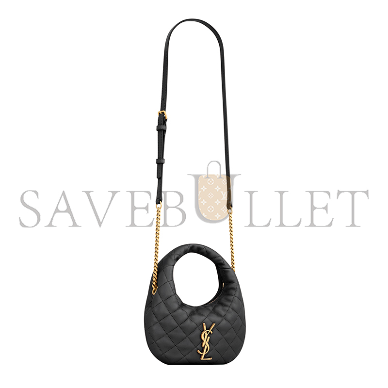 YSL ICARINO MINI IN QUILTED NAPPA 871329AAANG1000 (19*12*5cm)